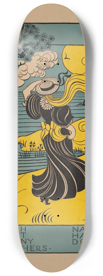 Maurice Prendergast - On the point 8.25 inch art skate deck