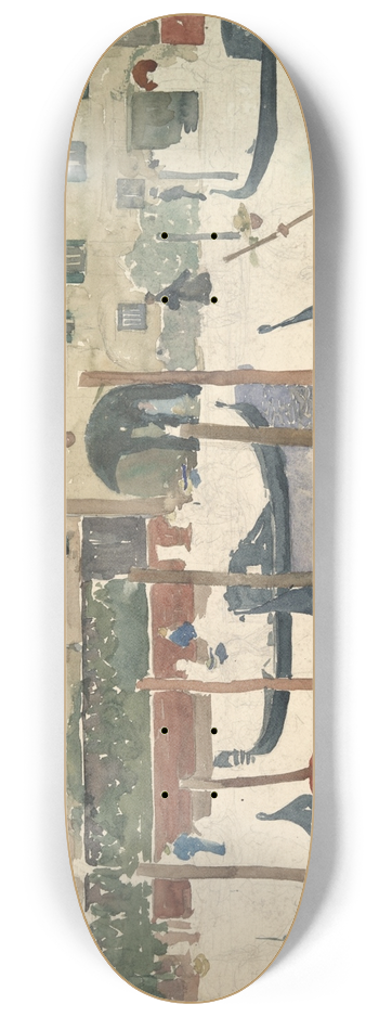 Maurice Prendergast - Venetia Marina 8.25 inch art skate deck