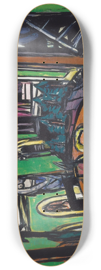 Max Beckmann - Backstage 8.25 inch art skate deck