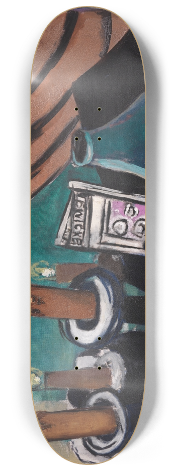 Max Beckmann - Stilleben mit gestrzter Kerze 8.25 inch art skate deck