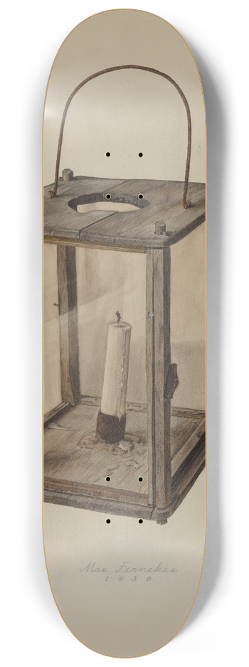 Max Fernekes - Candle Lantern 8.25 inch art skate deck