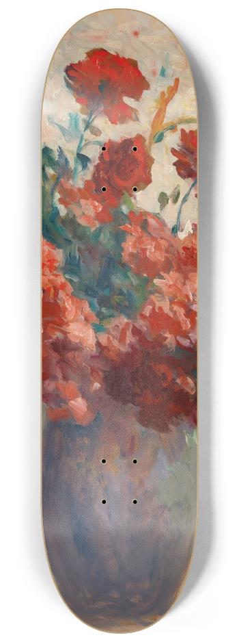Maximilien Luce - Bouquet De Fleurs Dans Un Vase 8.25 inch art skate deck