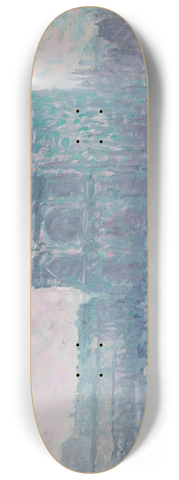 Maximilien Luce - Notre Dame de Paris 8.25 inch art skate deck