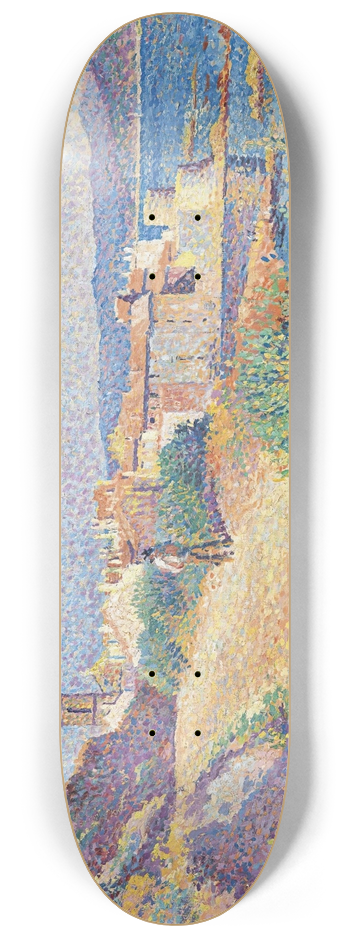 Maximilien Luce - Saint-Tropez 8.25 inch art skate deck
