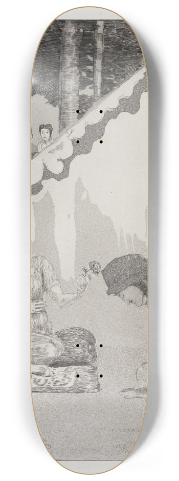 Max Klinger - Dank (Zelt, Opus XIV, 1. Teil, Nr. 11) 8.25 inch art skate deck