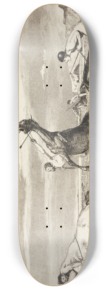 Max Klinger - Verfolgter Centaur (Intermezzi, Opus IV, Blatt 3) 8.25 inch art skate deck