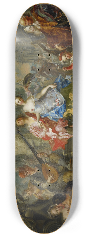 Johann Georg Platzer - The Pleasures of the Seasons; Spring 8.25 inch art skate deck