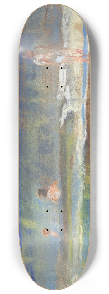 Max Liebermann - Badende im Meer 8.25 inch art skate deck