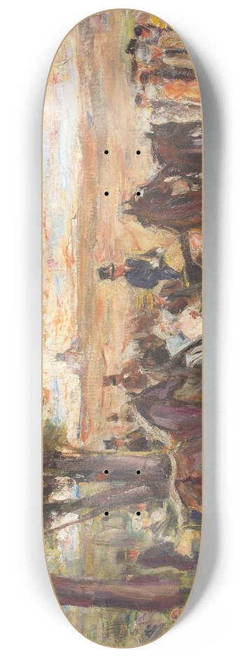 Max Liebermann - Corso auf dem Monte Pincio in Rom 8.25 inch art skate deck