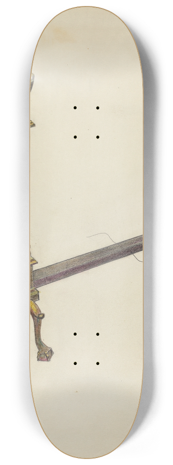 Max Schwartz - Andiron 8.25 inch art skate deck