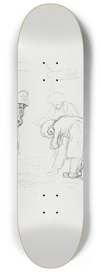 Max Slevogt - Ali Baba und die vierzig Rauber Pl.13 8.25 inch art skate deck
