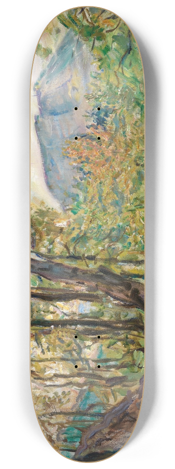 Max Slevogt - Pflzische Landschaft 8.25 inch art skate deck