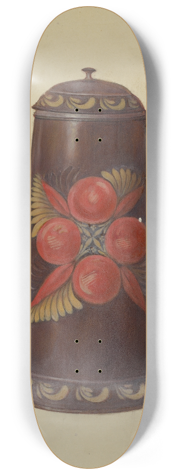 Max Soltmann - Toleware Tin Coffee Pot 8.25 inch art skate deck