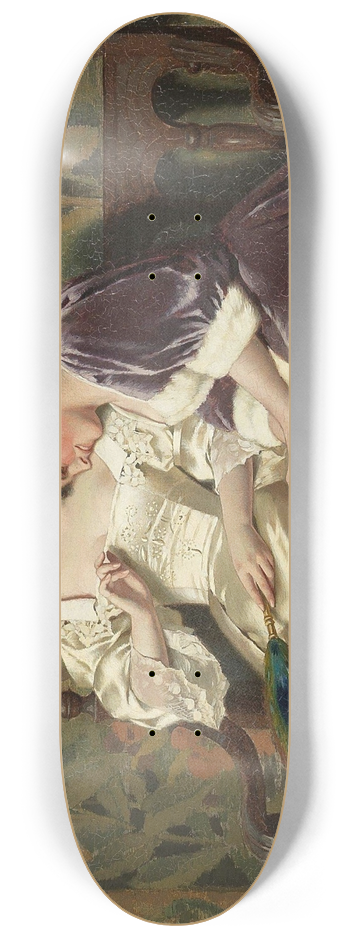 Max Volkhart - Two friends 8.25 inch art skate deck