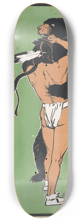 Maynard Dixon - Overland Monthly , December 8.25 inch art skate deck