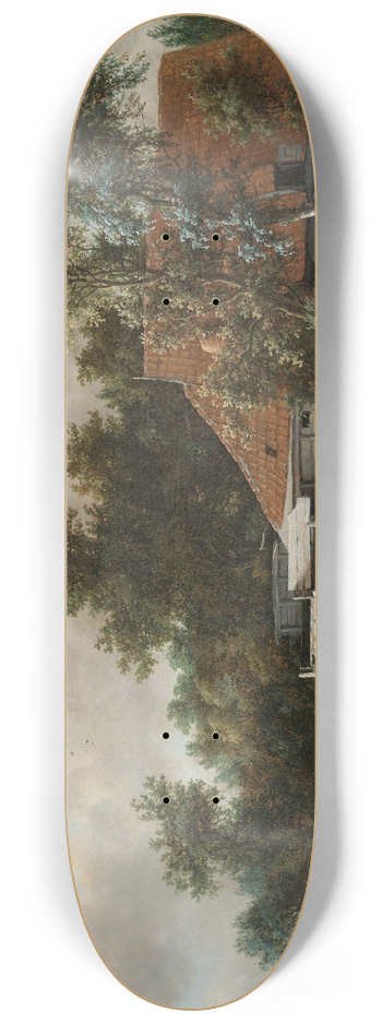 Meindert Hobbema - A Watermill 8.25 inch art skate deck