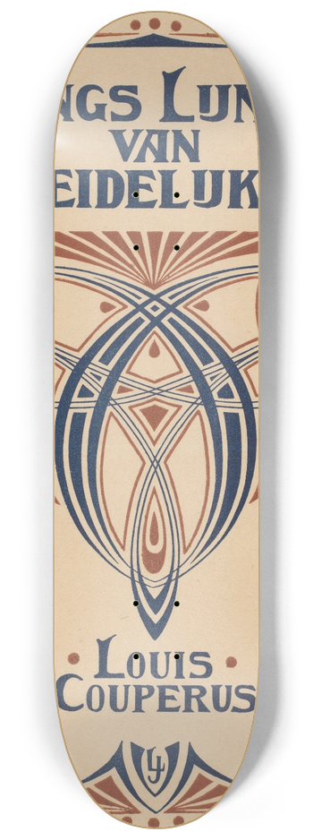 Johann Georg van Caspel - Bandontwerp voor; Louis Couperus, Langs lijnen van geleidelijkheid 8.25 inch art skate deck