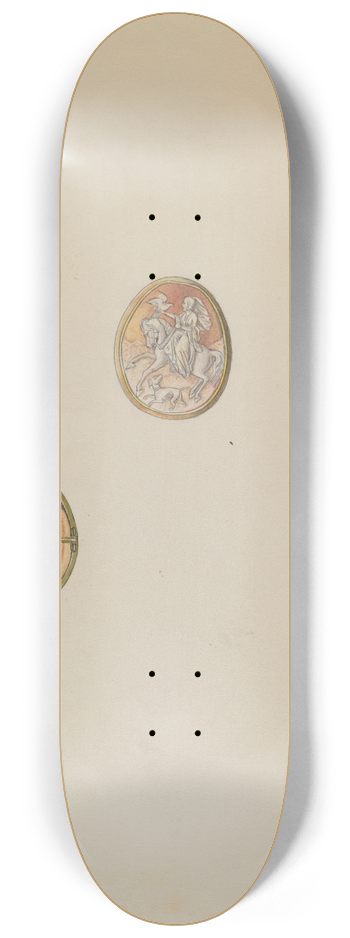 Michael Fenga - Cameo Brooch 8.25 inch art skate deck
