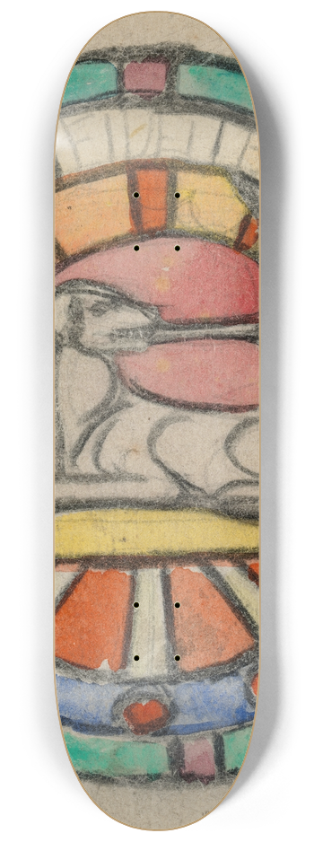 Michael Healy - Saint Dominics Hound 8.25 inch art skate deck