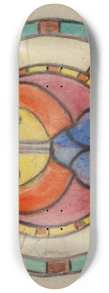 Michael Healy - The Cross Triumphant 8.25 inch art skate deck