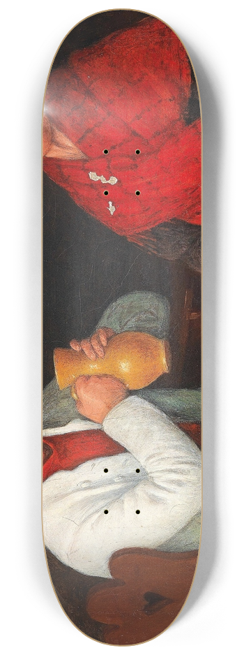 Michael Neder - Sitzendes Paar 8.25 inch art skate deck