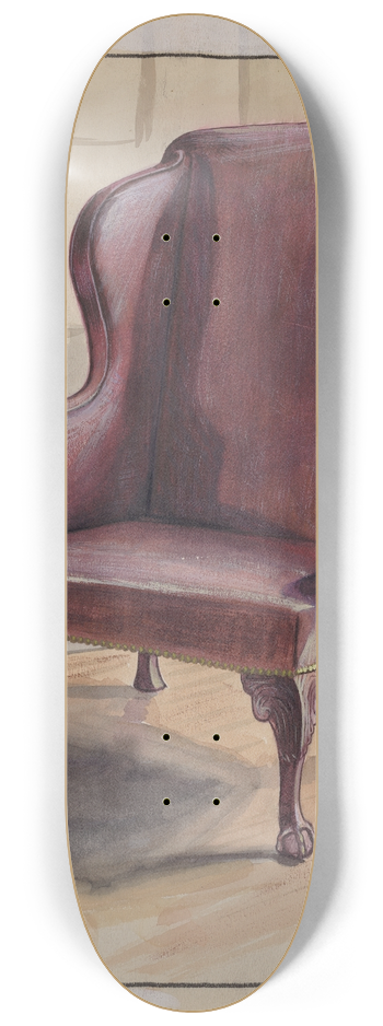 Michael Trekur - Wing Chair 8.25 inch art skate deck