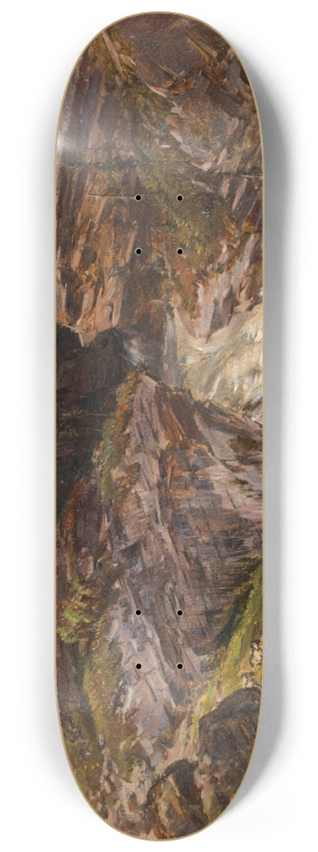 Johann (Giovanni) Varrone - Hirte am Gollinger Wasserfall 8.25 inch art skate deck