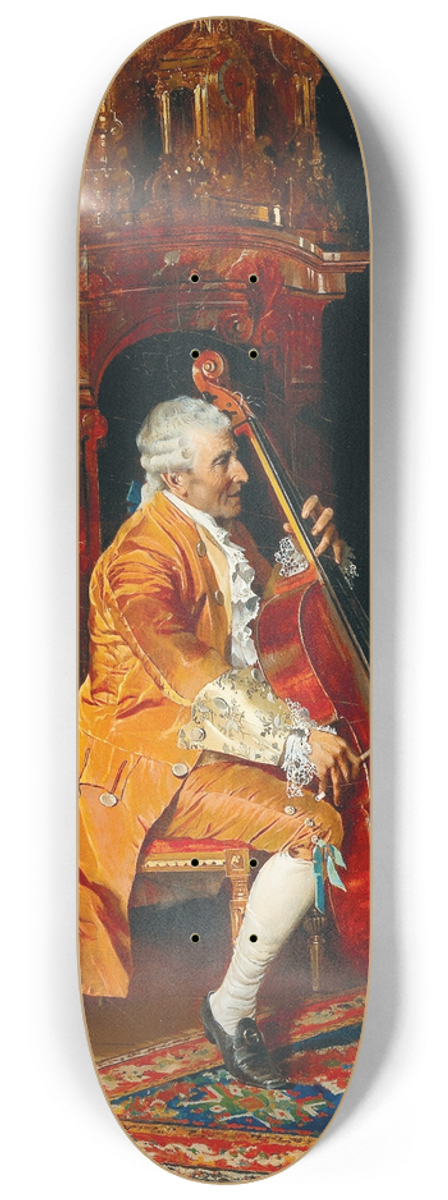 Johann Hamza - Cellist 8.25 inch art skate deck