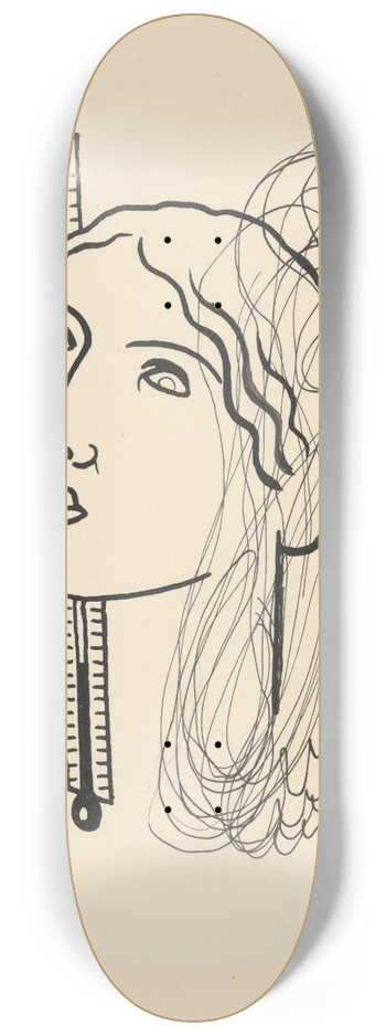 Mikul Galanda - Thermometer 8.25 inch art skate deck