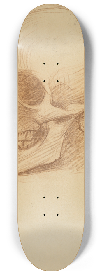 Milan Thomka Mitrovsk - Skull Study 8.25 inch art skate deck