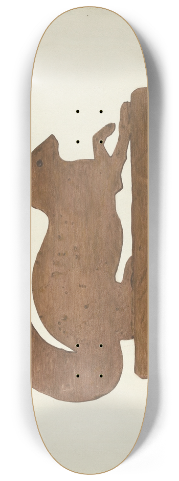 Mildred E. Bent - Squirrel Weather Vane 8.25 inch art skate deck