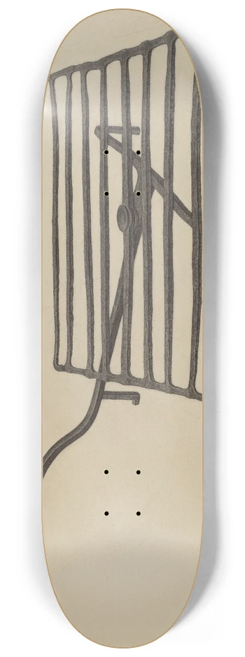 Mildred Ford - Gridiron 8.25 inch art skate deck