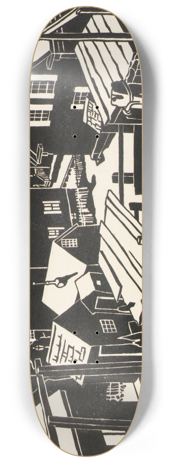 Mildred McMillen - The Outskirts 8.25 inch art skate deck