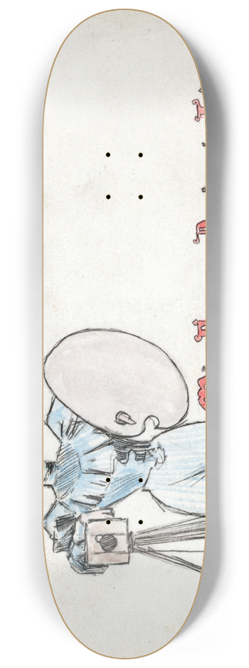 Mills Thompson - Miss Frances Benjamin Johnston, Washington DC, July 19, 8.25 inch art skate deck