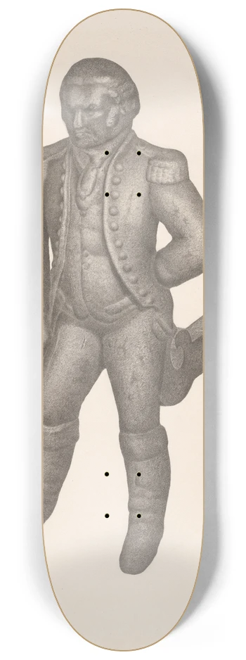 Milton Grubstein - Cast Iron Andiron 8.25 inch art skate deck