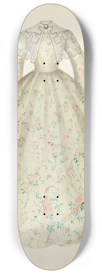 Mina Lowry - Dress with Cape Collar 8.25 inch art skate deck