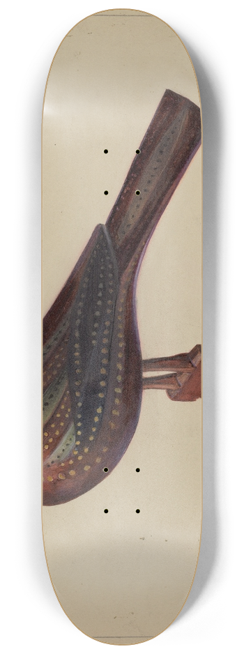 Mina Lowry - Pa. German Robin Figurine 8.25 inch art skate deck