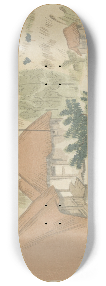 Morita Tsunetomo - Kawakami heetwater bronnen 8.25 inch art skate deck