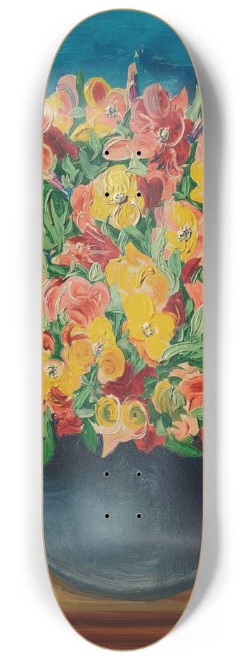 Mose Kisling - Fleurs 8.25 inch art skate deck