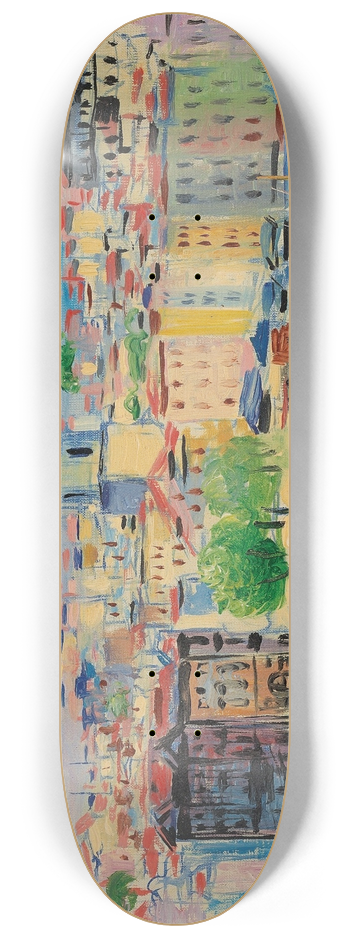 Mose Kisling - Le port de Marseille 8.25 inch art skate deck