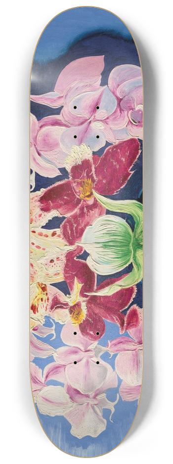 Mose Kisling - Les Orchides 8.25 inch art skate deck
