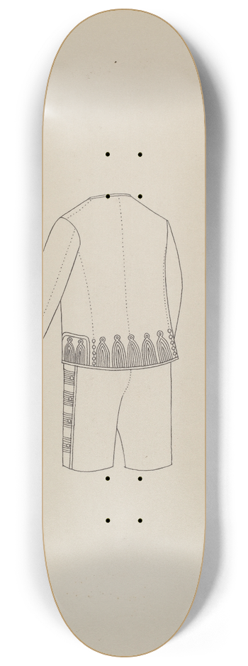 Nancy Crimi - Boys Suit 8.25 inch art skate deck