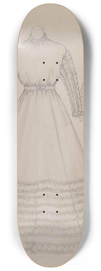 Nancy Crimi - Wedding Dress 8.25 inch art skate deck