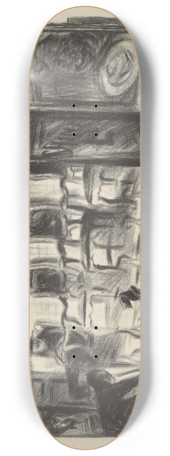 Nan Lurie - Subway Bootblack 8.25 inch art skate deck