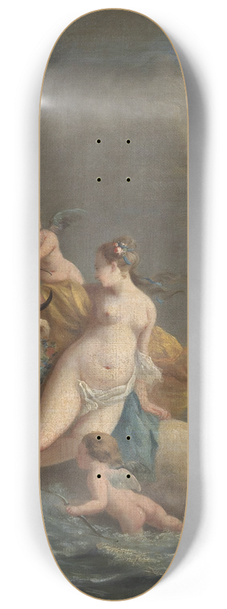 Johann Heinrich Tischbein the elder - The Rape of Europa 8.25 inch art skate deck