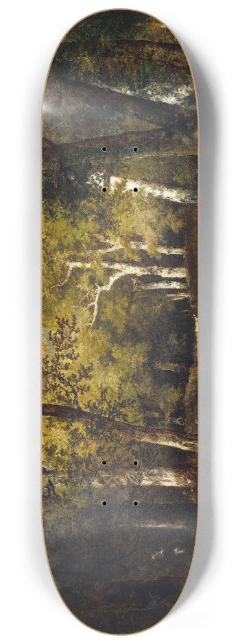 Narcisse-Virgile Diaz de La Pea - In the Forest 8.25 inch art skate deck