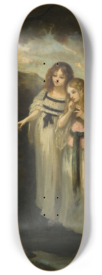 Narcisse-Virgile Diaz de La Pea - Papillons 8.25 inch art skate deck