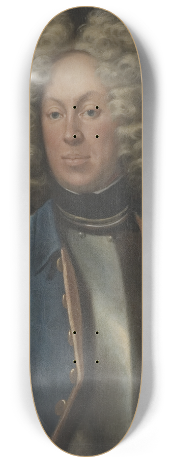 Johann Heinrich Wedekind - Portrait of Olof Strmstierna 8.25 inch art skate deck