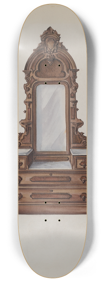 Natalie Simon - Bureau 8.25 inch art skate deck