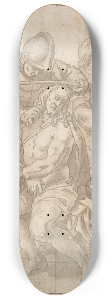 Johann Heintz - Mocking of Christ 8.25 inch art skate deck
